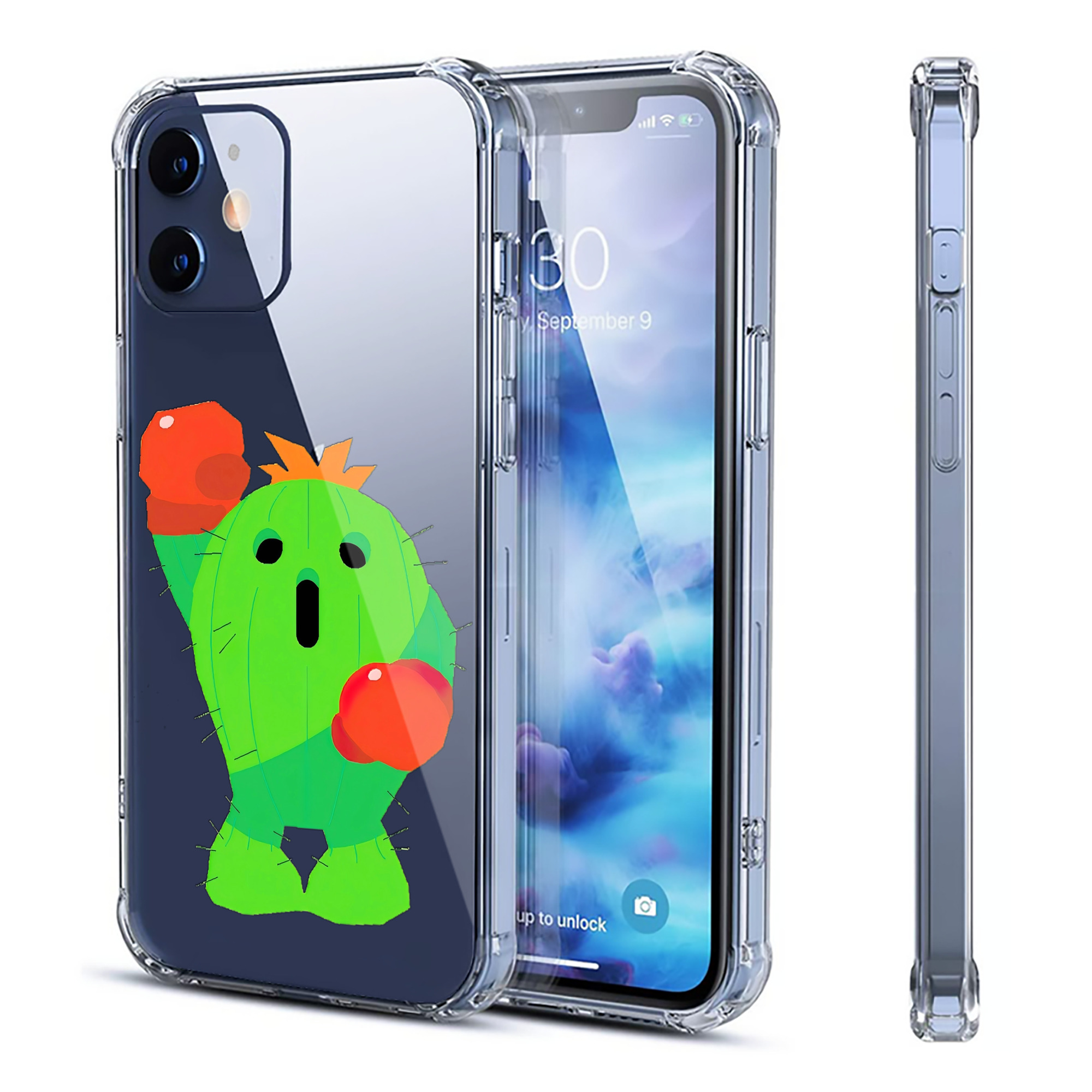 （画像用） Digimon デジタルモンスター/デジモン 【iPhone 12シリーズ対応】透明スマホケース（クリアソフトケース）